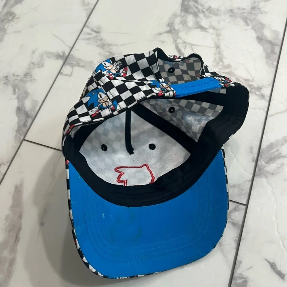 Sonic the Hedgehog Kids Checkered Hat